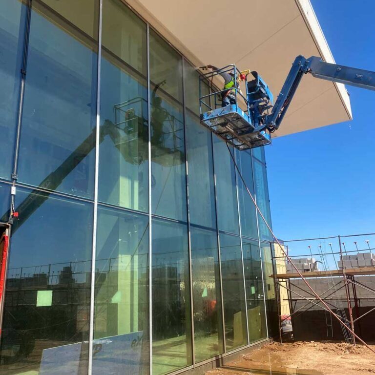 Glass wall curtaining service